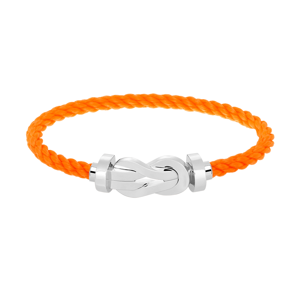 Imperial Chance Armband mit großer 8-stelliger Schnalle, ohne Diamanten, Silber