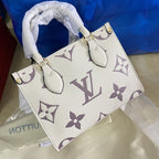 ONTHEGO PM 25 CREME GEPRÄGTES GENARBIGES RINDLEDER 