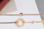 Imperial Love Halskette, verstellbar, Roségold, 2 Diamanten 