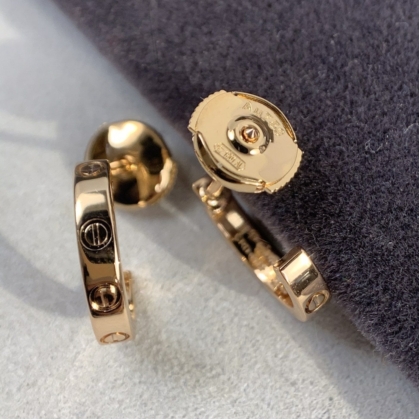 Imperial LOVE Ohrringe, 2,65 mm, Roségold 