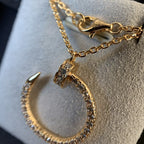 ¡®Imperial¡¯JUSTE NECKLACE PINK GOLD DIAMONDS