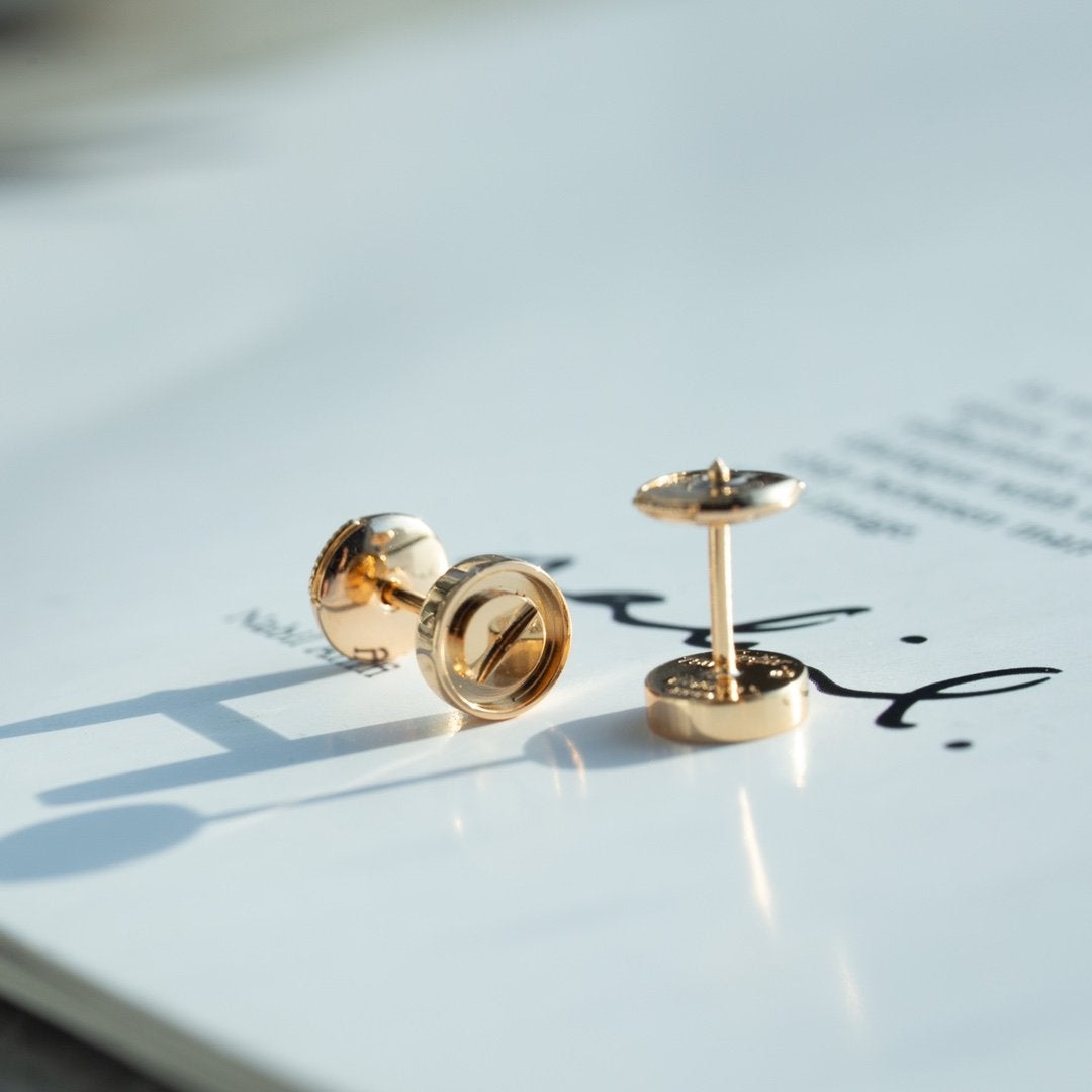 Imperial LOVE Ohrringe, Roségold, 10 mm