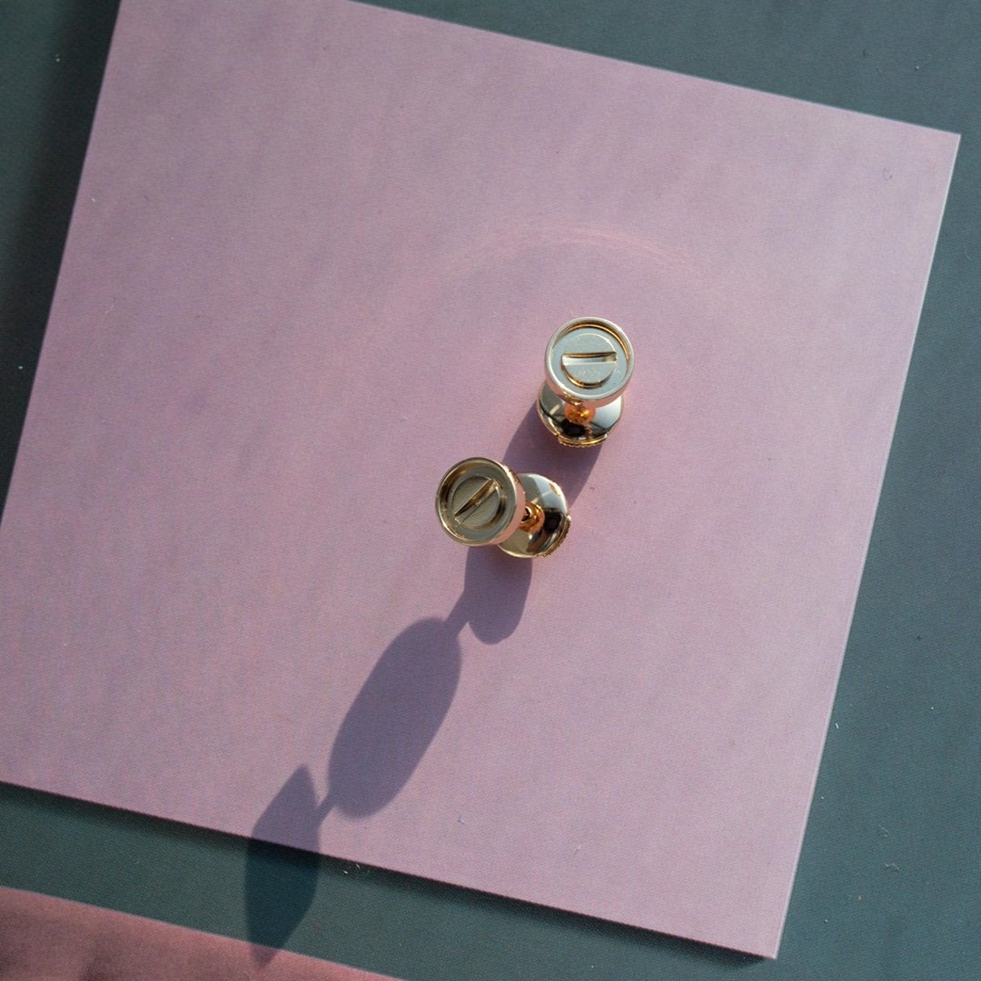 Imperial LOVE Ohrringe, Roségold, 10 mm