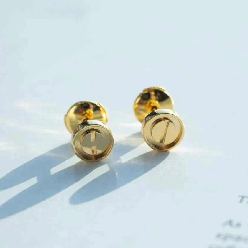 Imperial LOVE Ohrringe Gold 10 mm
