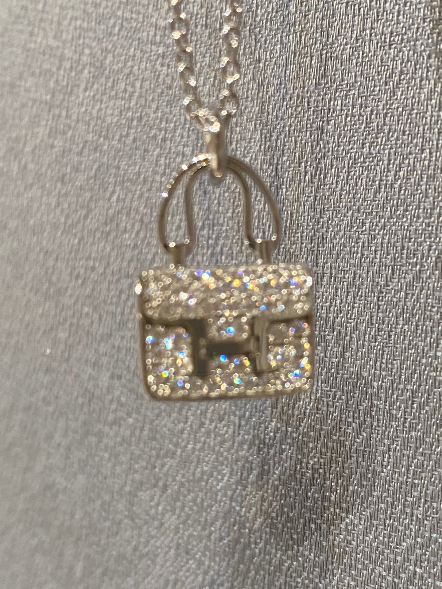 Imperial CONSTANCE Anhänger-Diamantkette 