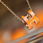 Imperial POP H Anhänger in Rosa-Gold