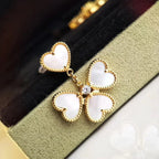 ¡®Imperial¡¯CLOVER SWEET WHITE MOP EARRINGS