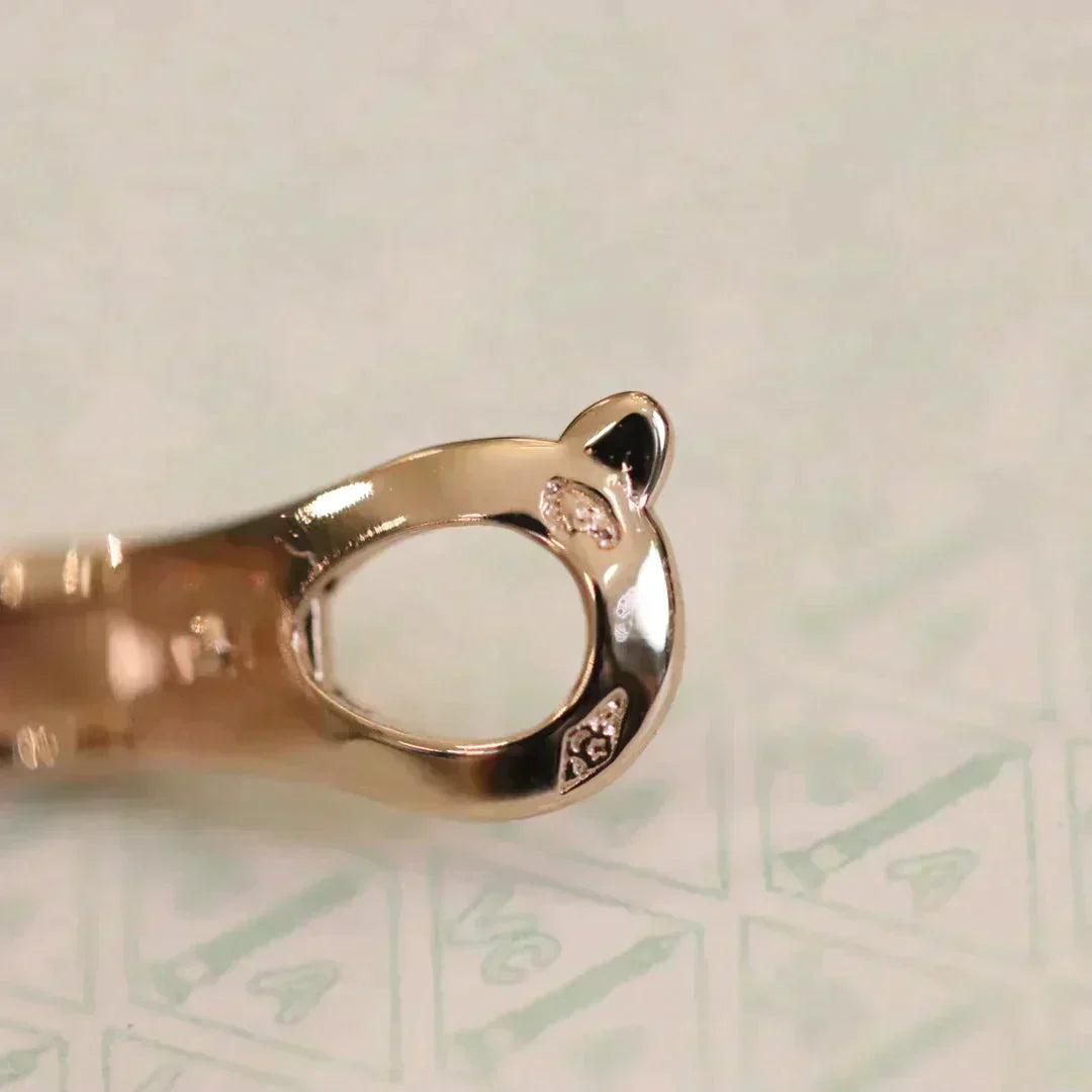 Imperial CLOVER MEDIUM 1 MOTIFS FUll DIAMOND EARRINGS