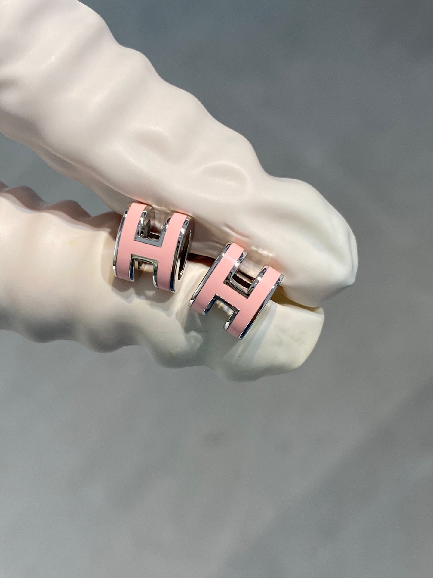 Imperial MINI POP H SILBERNE OHRRINGE ROSA