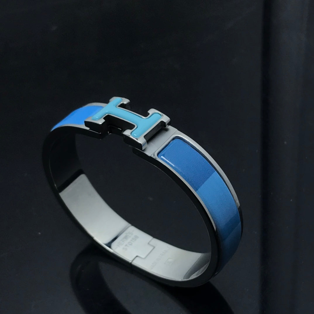 Imperial H Armband Blau Regenbogen Keramik