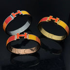Imperial H Armband Orange Regenbogen Keramik