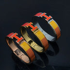 Imperial H Armband Orange Regenbogen Keramik