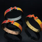 Imperial H Armband Orange Regenbogen Keramik