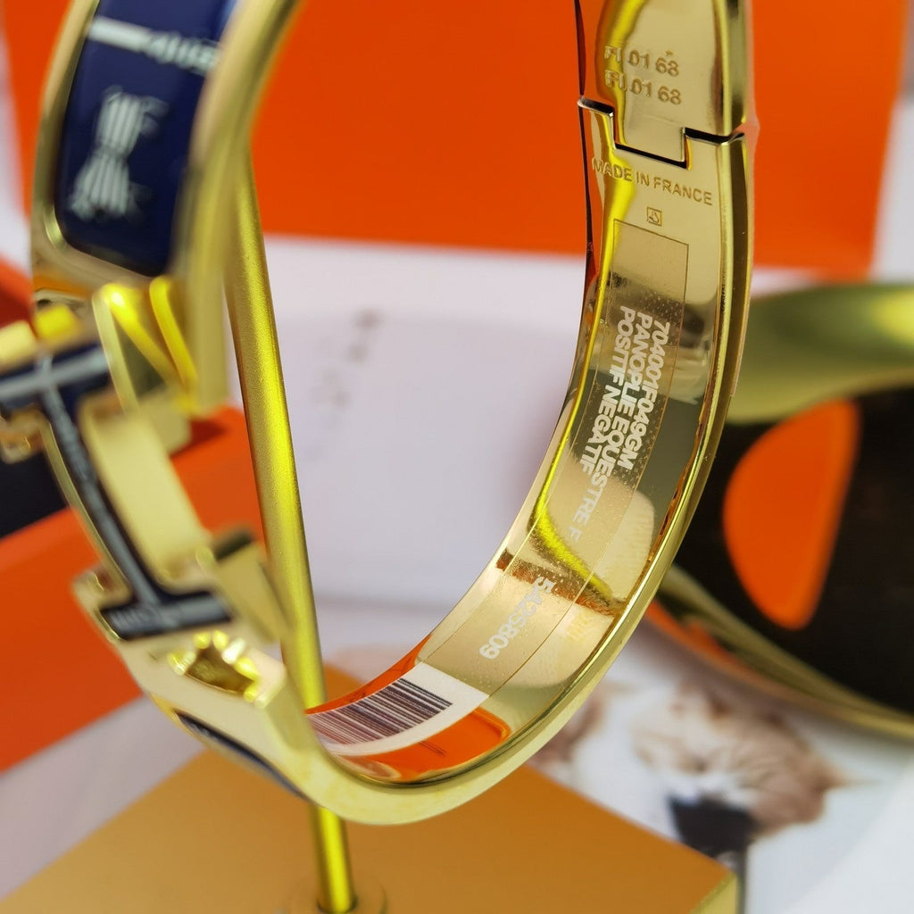 Imperial H COUVERTURES Armband in Dunkelblau