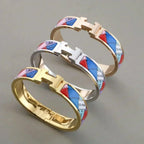 Imperial H Armband mit gepunktetem Rand, 12 mm