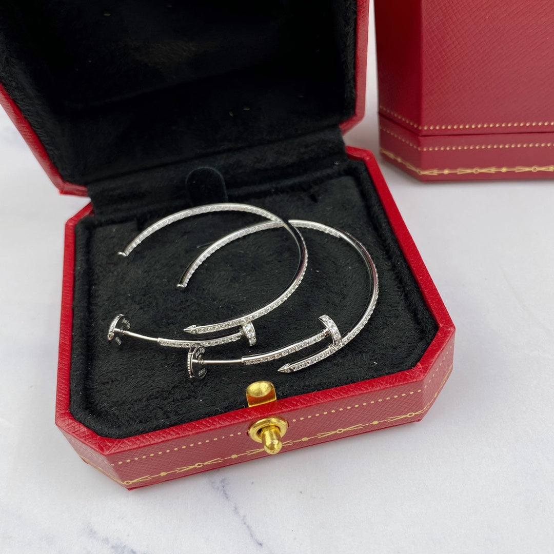 Imperial Juste Ohrringe, Volldiamanten, 1,8 mm