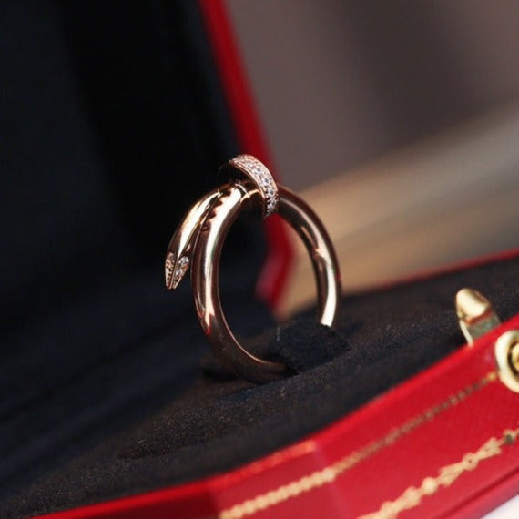 Imperial Juste Ring, 2,65 mm, Roségold, Diamant