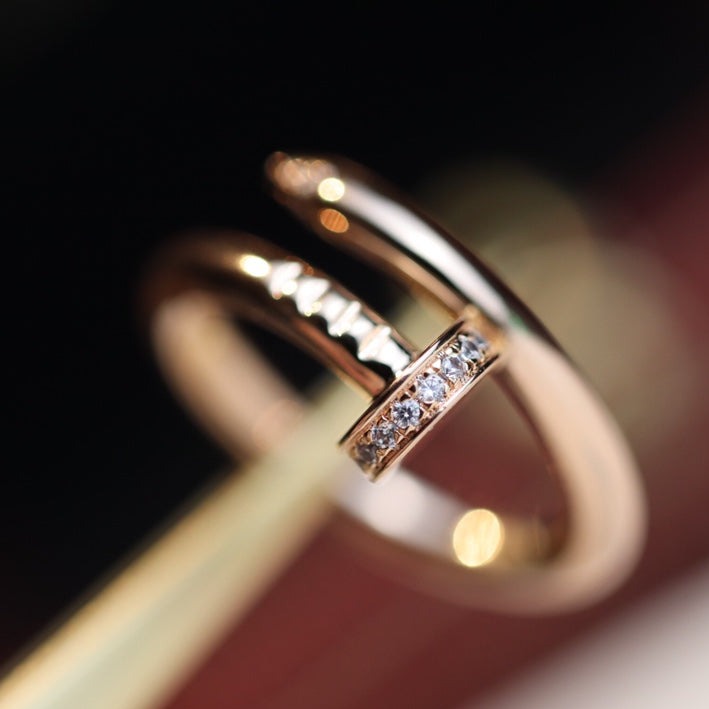 Imperial Juste Ring, 2,65 mm, Roségold, Diamant