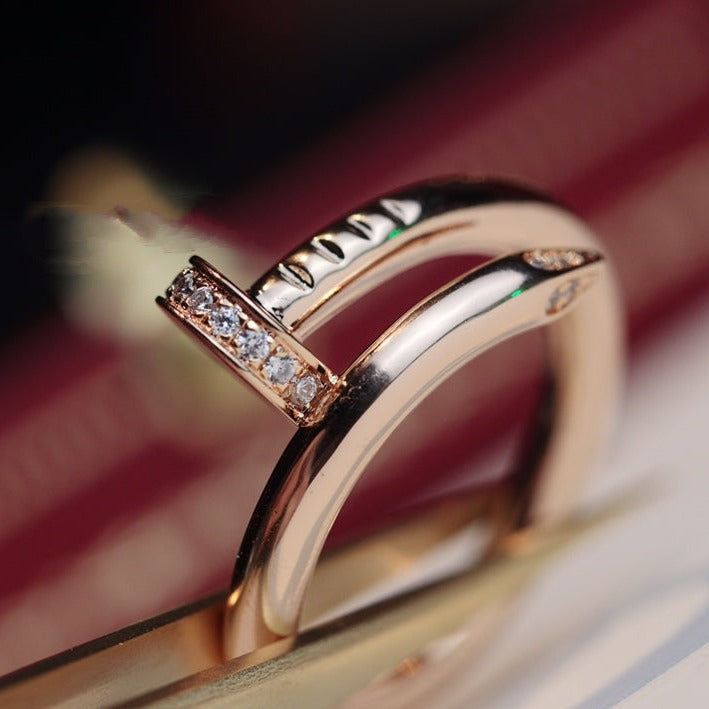 Imperial Juste Ring, 2,65 mm, Roségold, Diamant