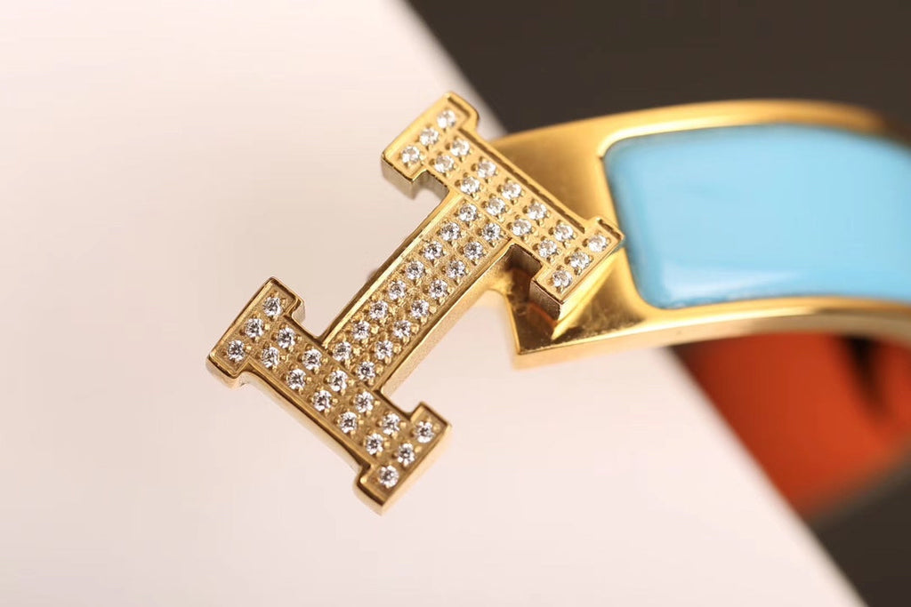 Imperial H CLOUD BLUE ARMBAND GOLD DIAMANT