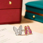 ¡®Imperial¡¯TWIN BUTTERFLY DIAMOND RING