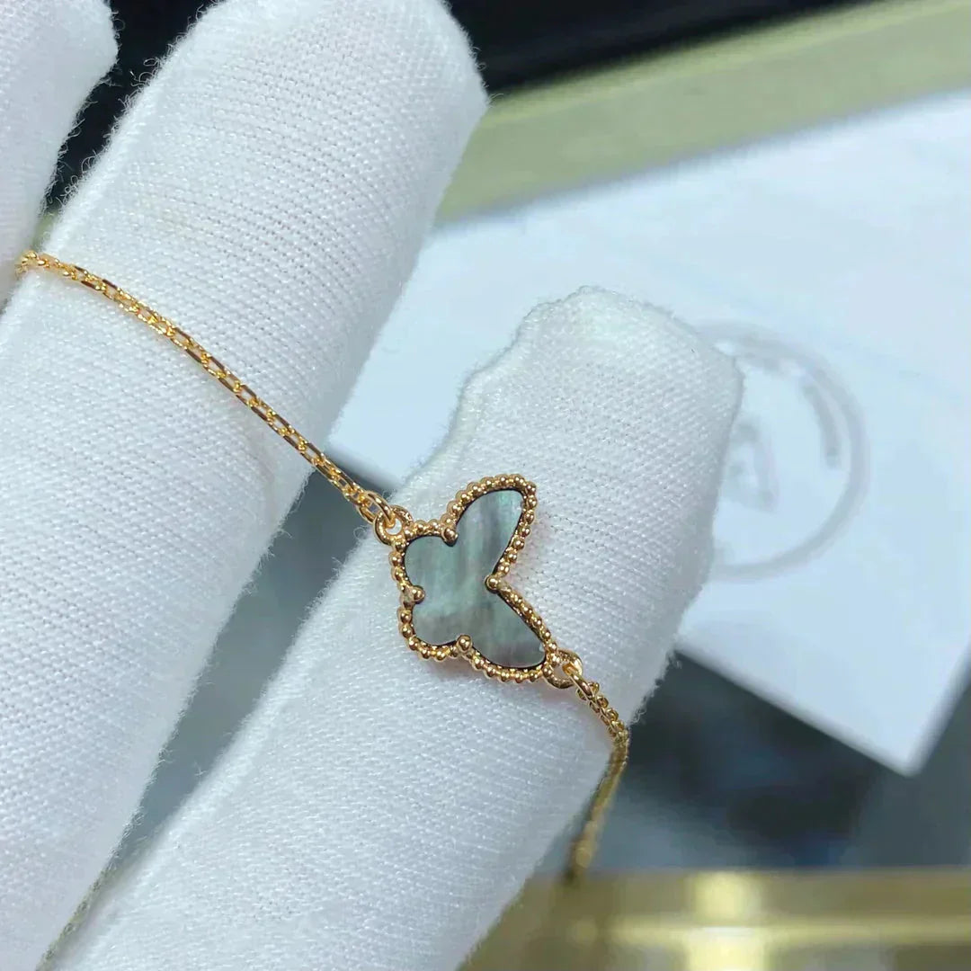 Imperial Butterfly Dark Mop Butterfly Armband