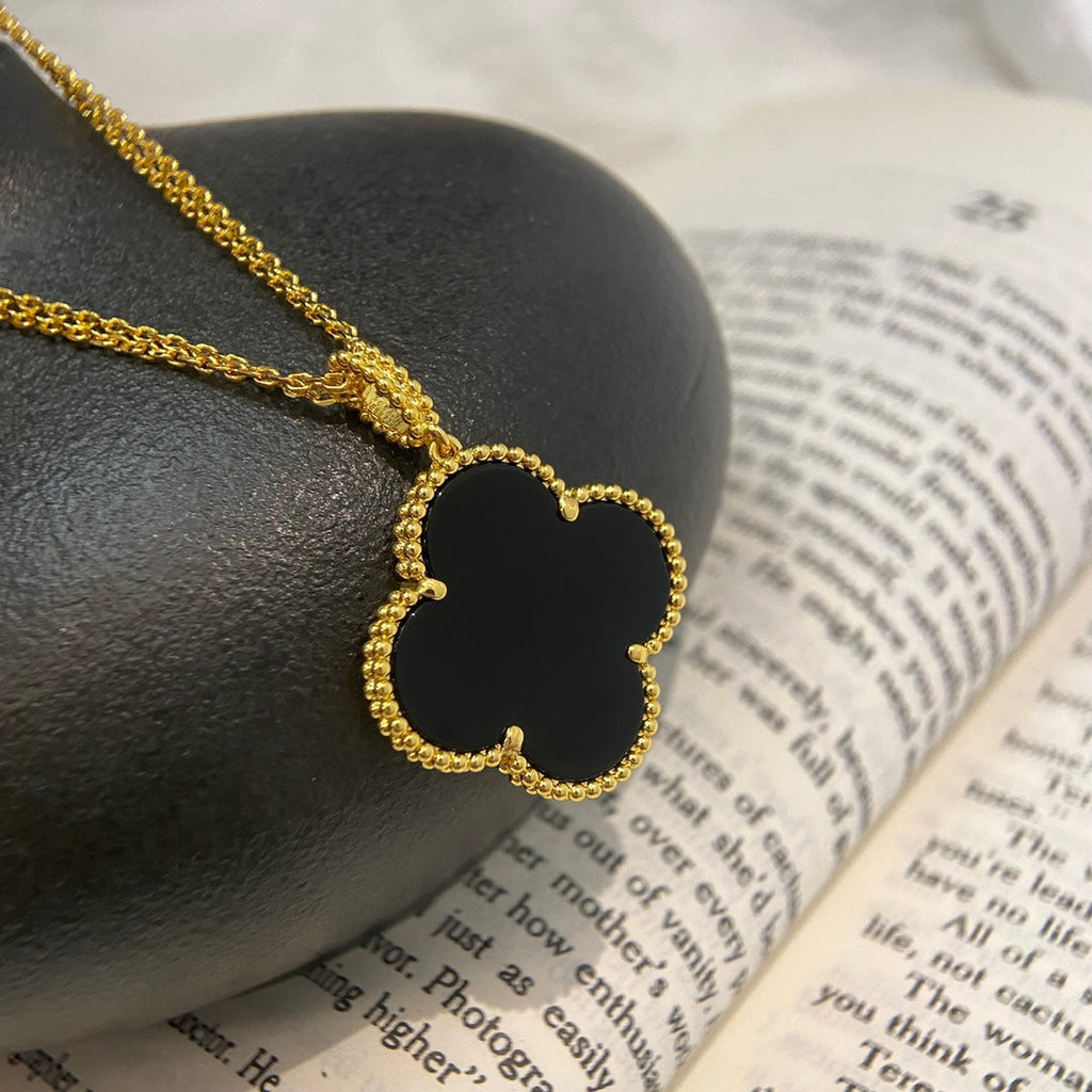Imperial CLOVER 25MM HALSKETTE GOLD ONYX