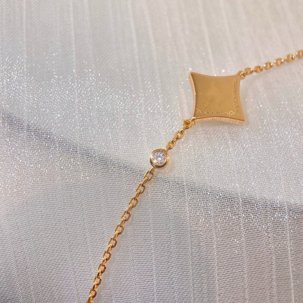 Imperial COLOR STAR CARNELIAN PINK GOLD DIAMOND ARMBAND