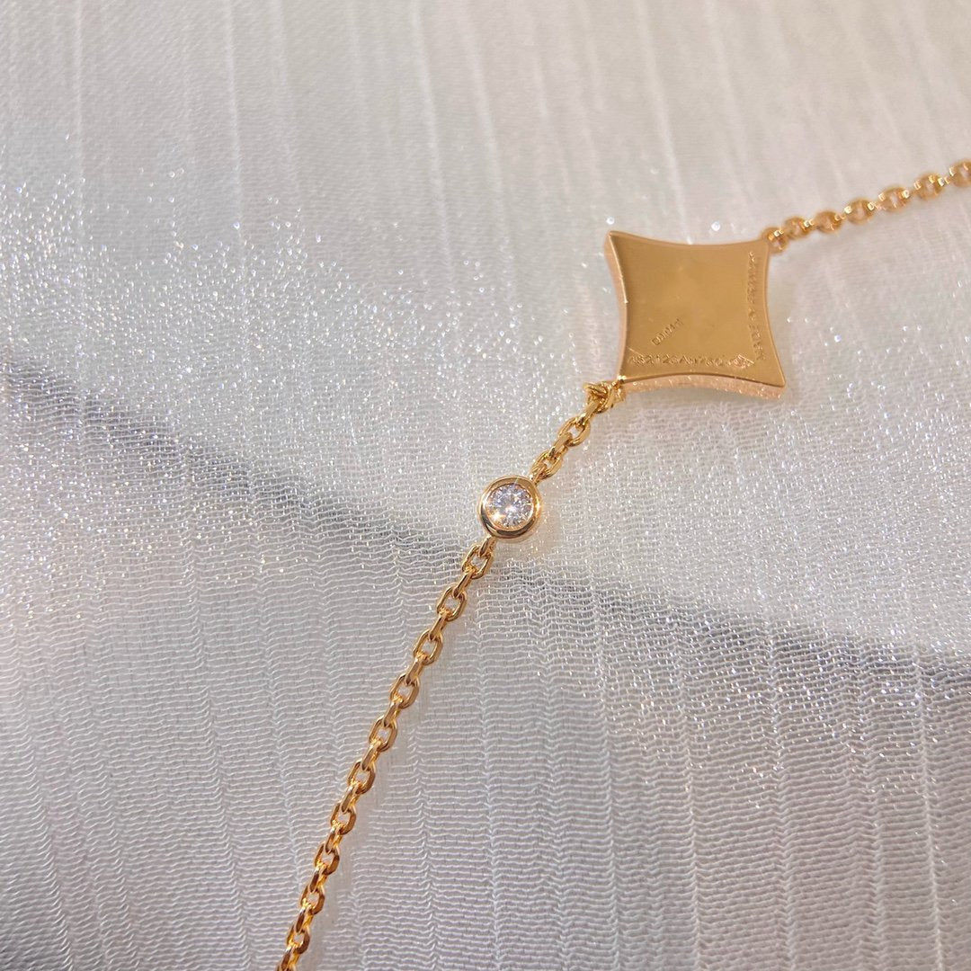 Imperial COLOR STAR CARNELIAN PINK GOLD DIAMOND ARMBAND