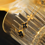 ¡®Imperial¡¯STAR AND SUN ONYX PINK GOLD NECKLACE