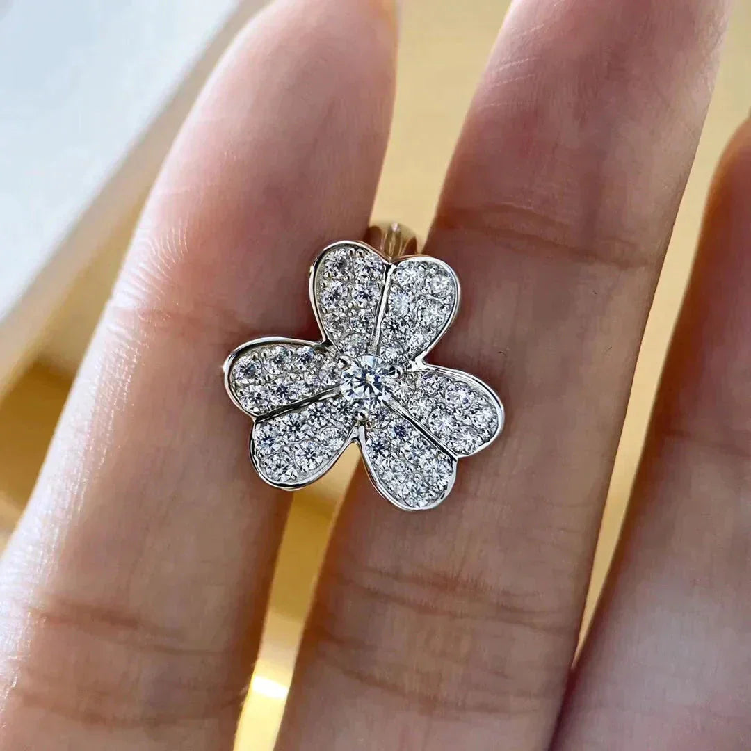 Imperial CLOVER COMOS DIAMANT-OHRRINGE SILBER
