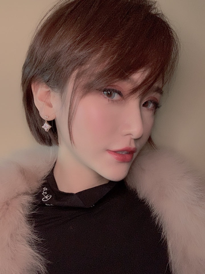 Imperial DOPPELSTER-OHRRINGE IN ROSA GOLD