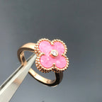 Imperial CLOVER RHODONIT ROSÉGOLD RING