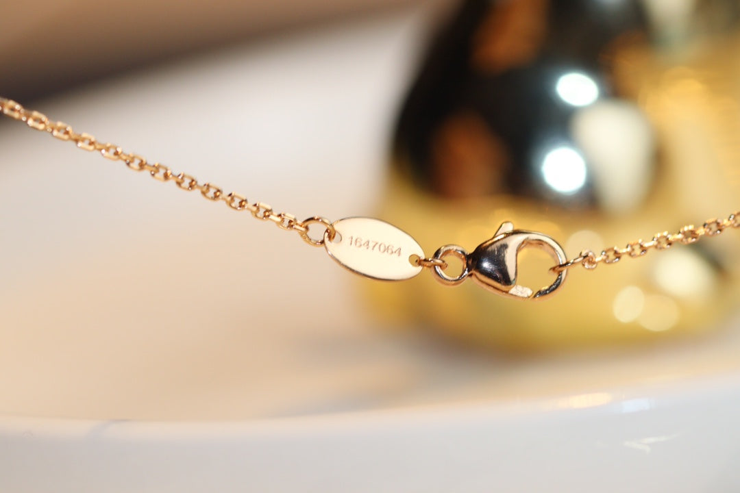 Imperial Jeux Malachit 1 Diamant Halskette aus Roségold