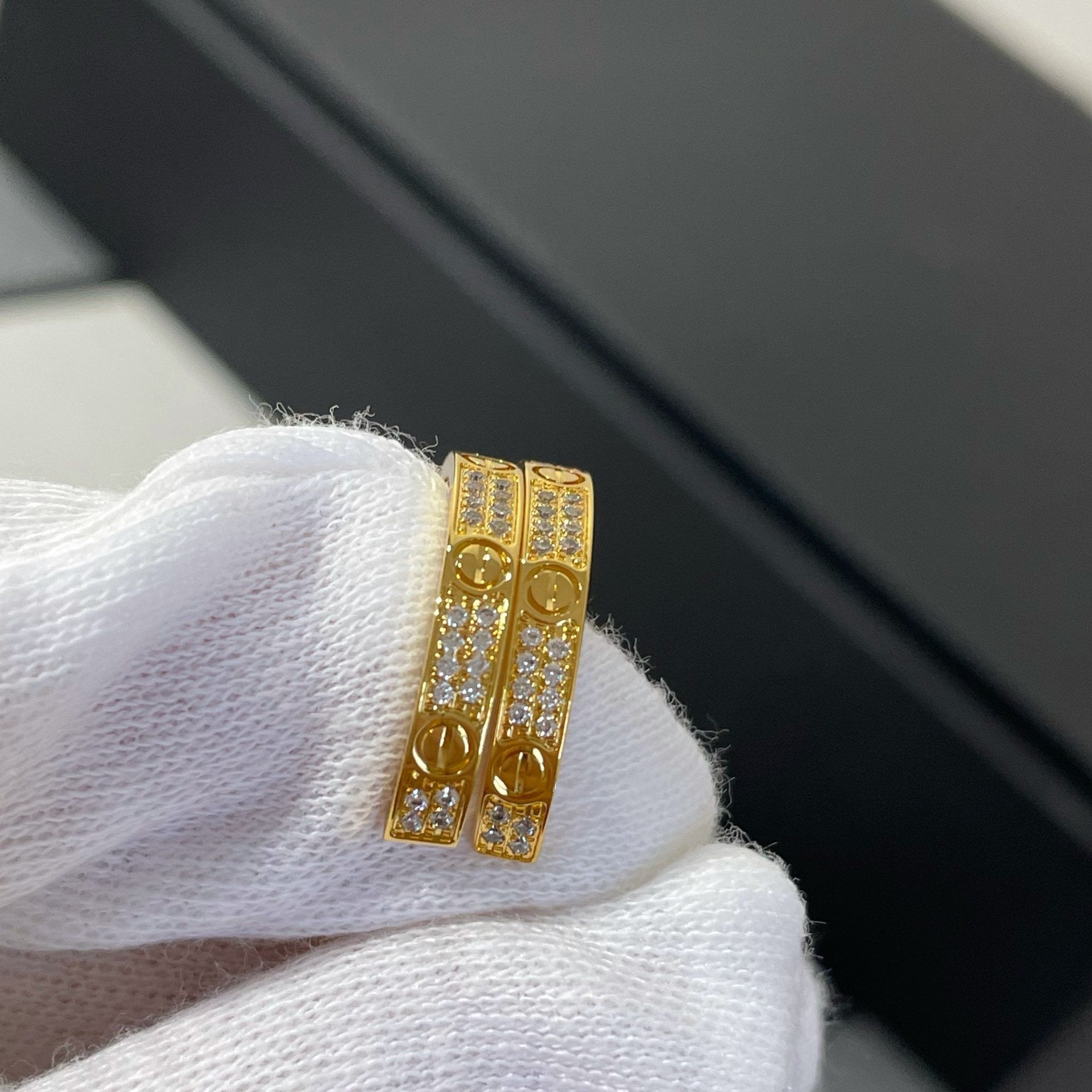 Imperial LOVE DIAMANT GOLDENE CREOLEN