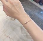 Imperial FORCE Armband mit 10 Diamantgliedern in Roségold