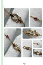 Imperial FORCE Armband mit 10 Diamantgliedern in Roségold