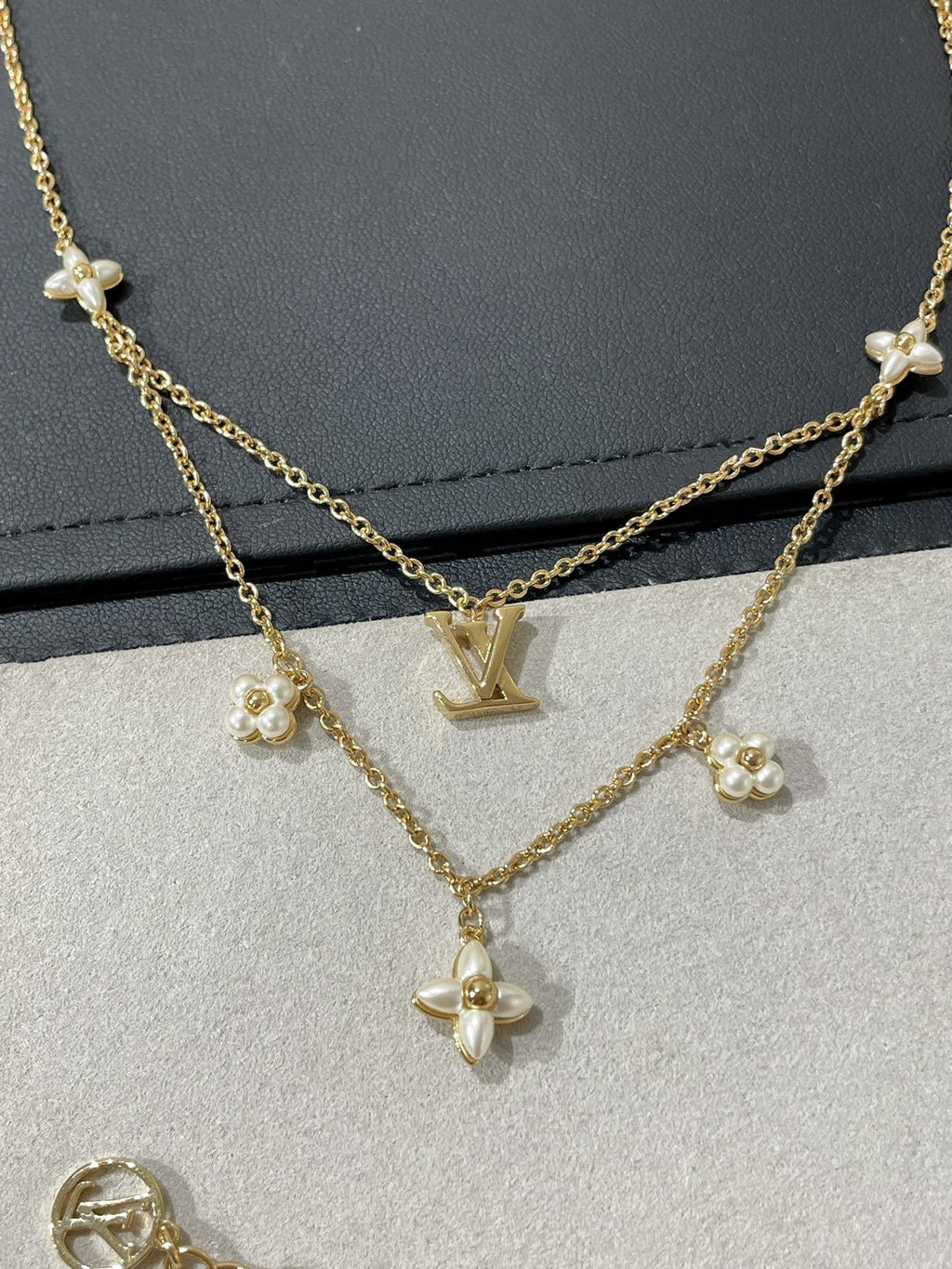 ¡®Imperial¡¯FLOWERGRAM GOLD MOP DOUBLE ROW NECKLACE