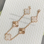 ¡®Imperial¡¯CLOVER BRACELET 5 MOTIF WHITE MOP PINK GOLD