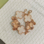[Imperial]New CLOVER WHITE PEARL MOP 5 MOTIF BRACELET COLLECTION