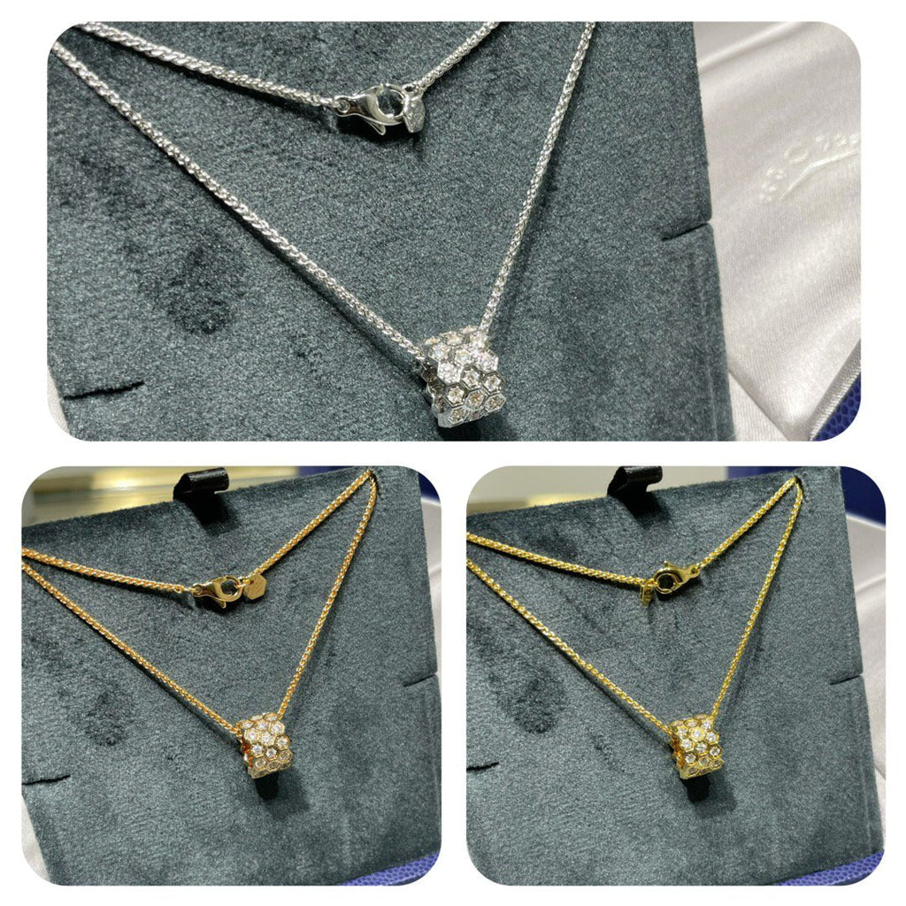 ¡®Imperial¡¯BEE LOVE DIAMOND PAVED 3 ROW NECKLACE