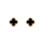 Imperial CLOVER MINI 9,5MM SCHWARZE MOP-OHRRINGE