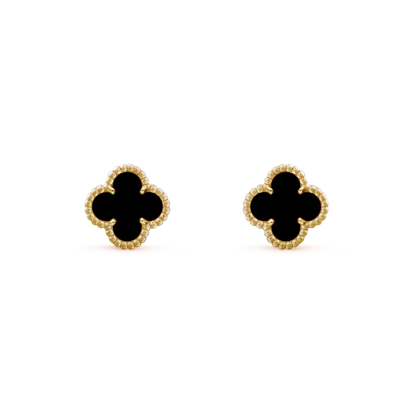 Imperial CLOVER MINI 9,5MM SCHWARZE MOP-OHRRINGE