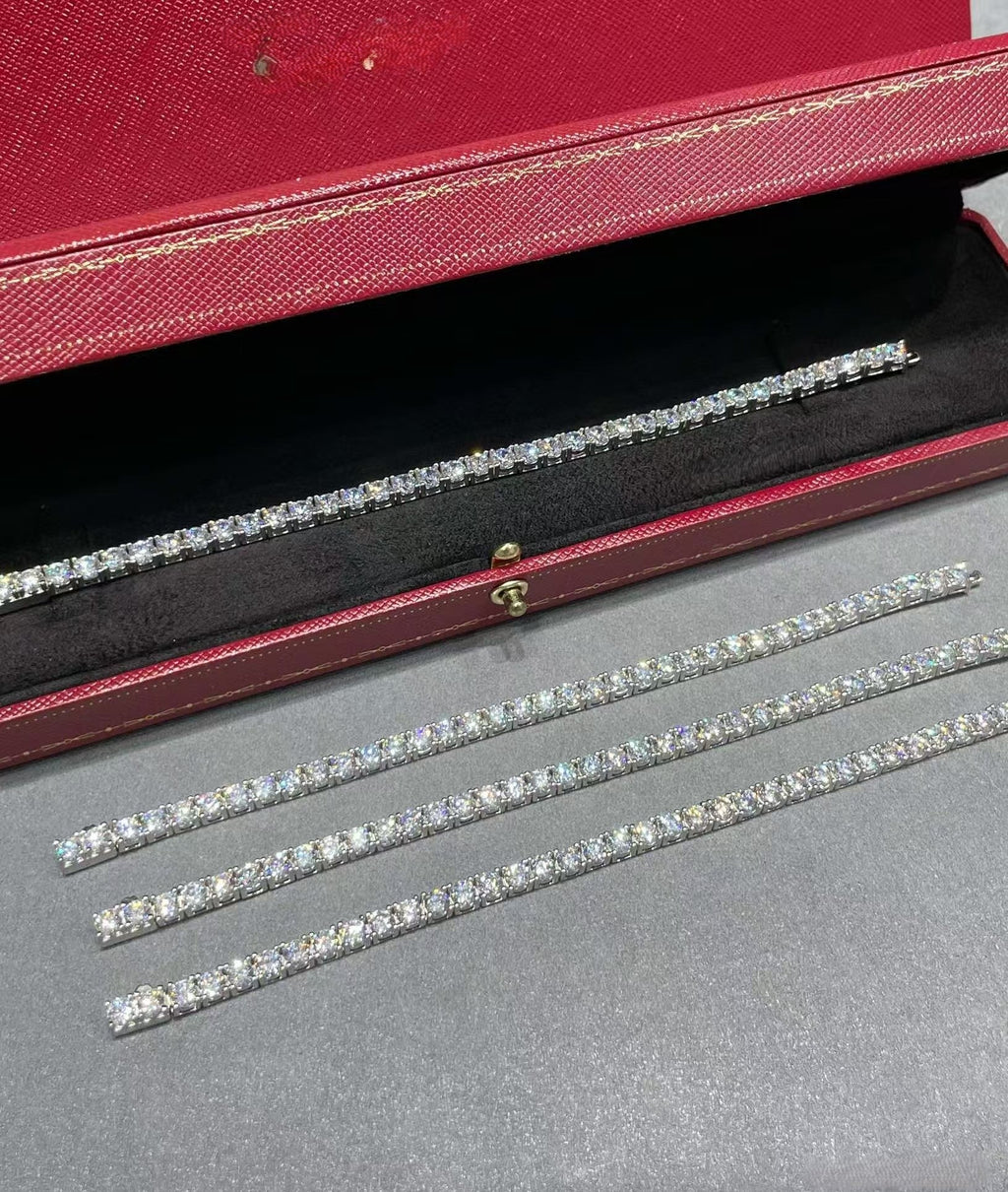 [¡®Imperial¡¯]BRAZALETE DE TENIS CON CONFIGURACIÓN COMPLETA DE DIAMANTES