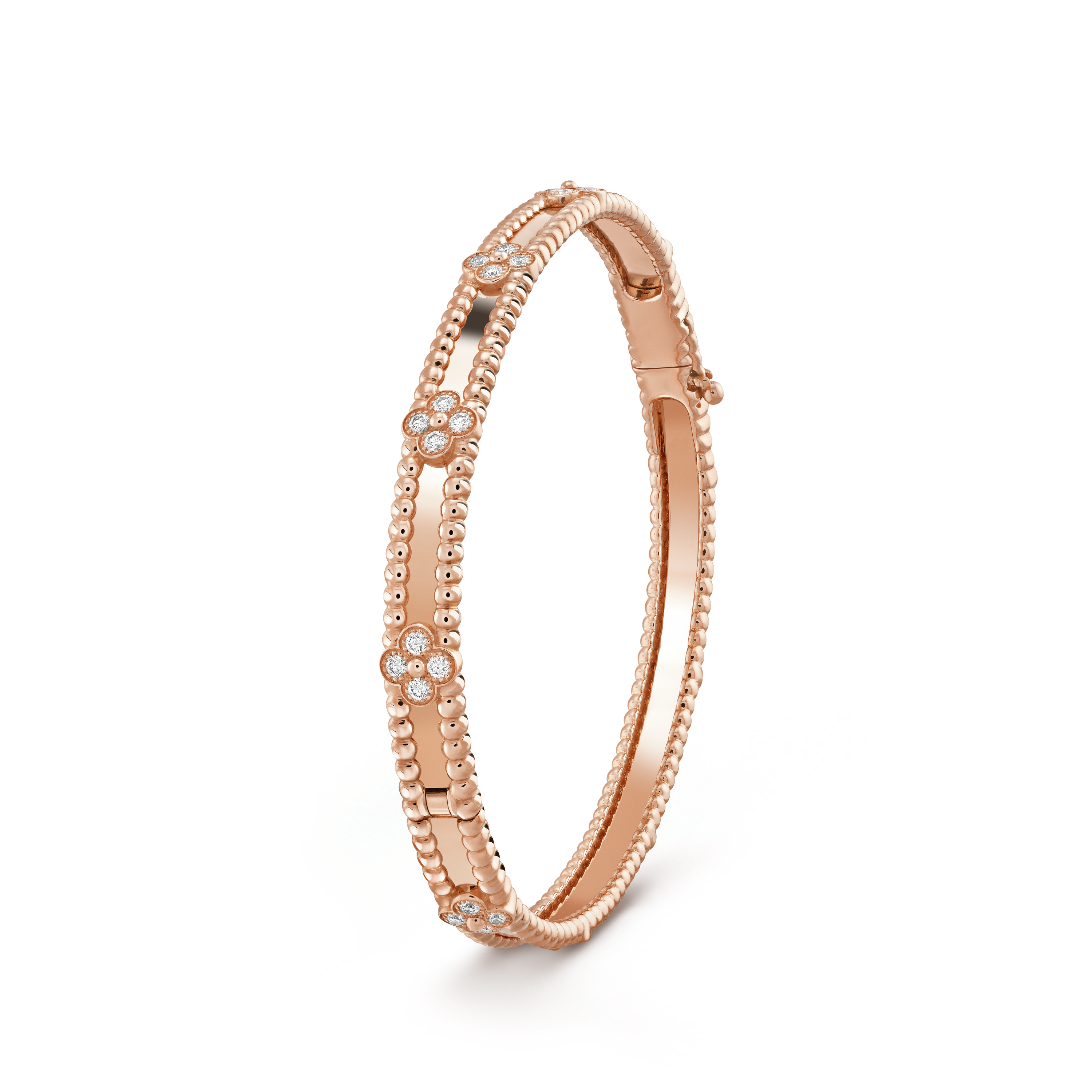 Imperial Kleeblatt-Armband mit 4 mm Diamanten