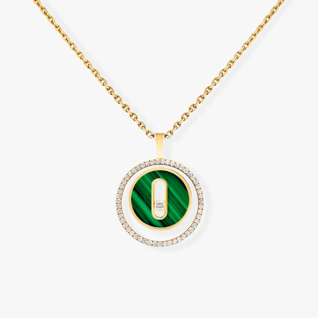 [Imperial] MOVE 1 DIAMOND MALACHITE GOLD DIAMOND NECKLACE