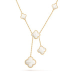 ¡®Imperial¡¯CLOVER MOTHER OF PEARL NECKLACE 6 MOTIF