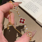 Imperial CLOVER 5 MOTIF PINK BLUE RED WHITE ARMBAND 