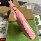 GG JACKIE SMALL 28 SCHULTERTASCHE IN ROSA PASTELKALBSLEDER