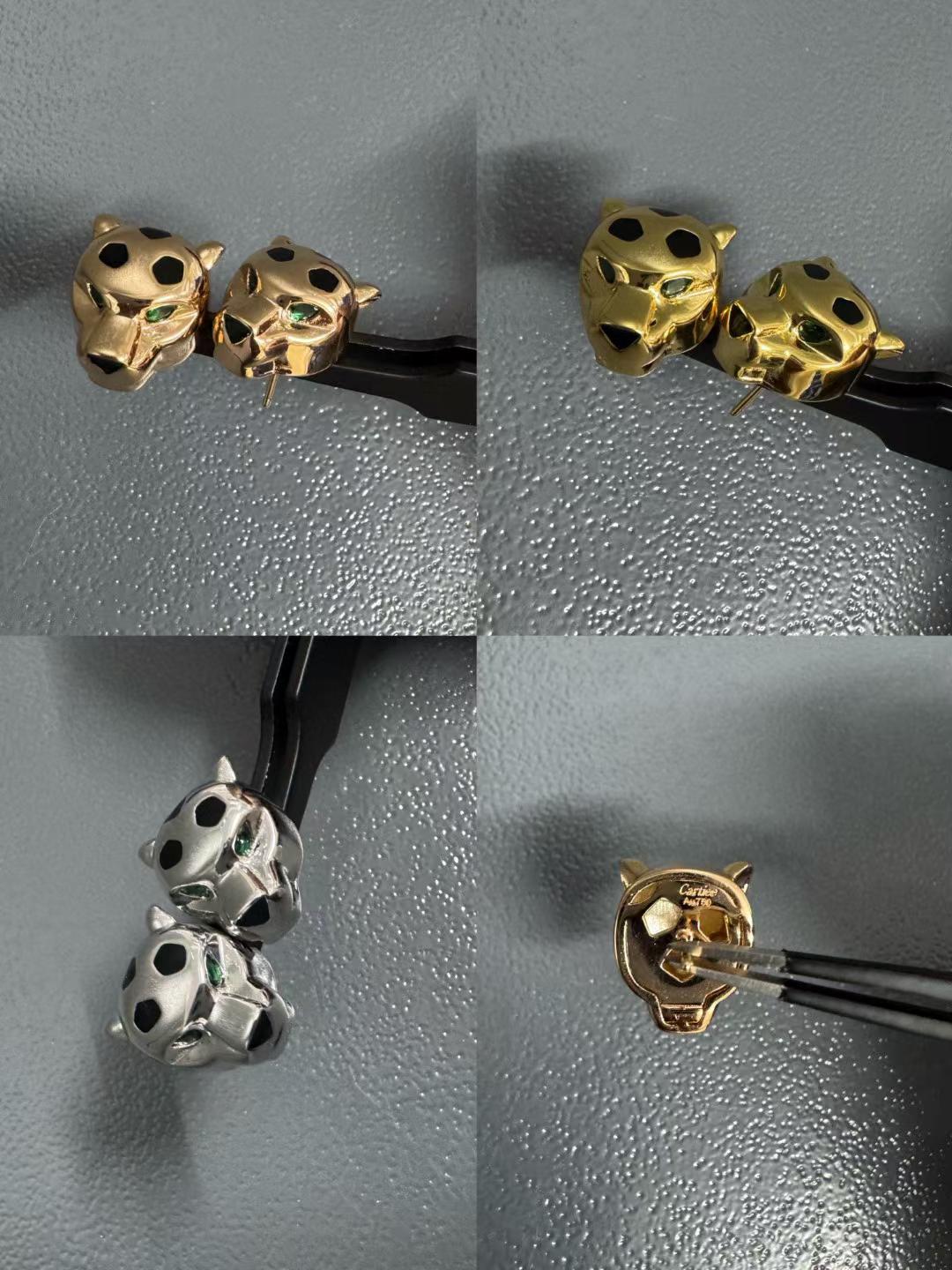 [Imperial] ARETES DE TUERCA CON IMPRESIÓN CHRRTAH, TRES COLORES